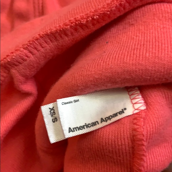 American Apparel Classic Girl V Neck Pink Cardigan - Picture 6 of 9